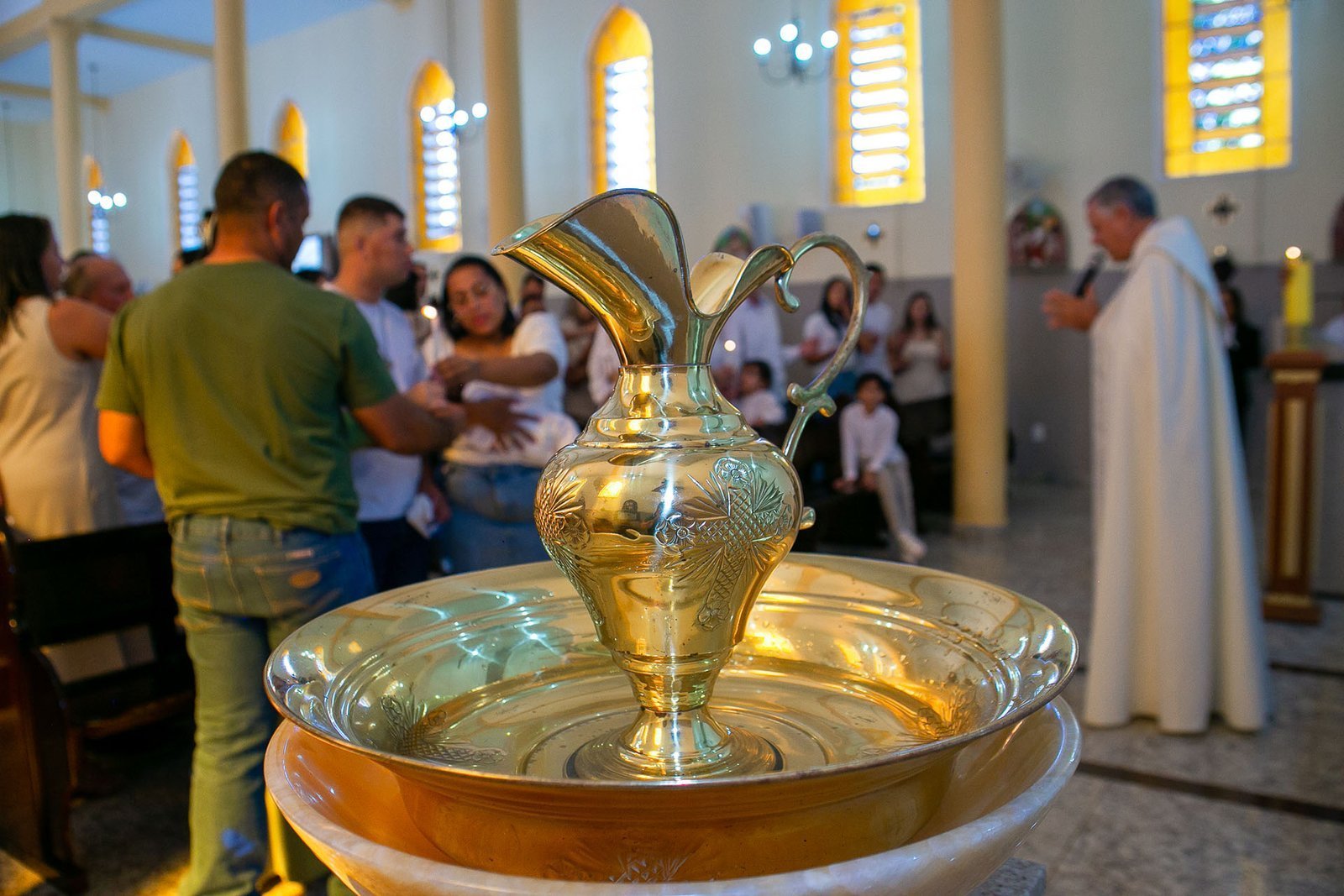 Batizado na Igreja Matriz de São Sebastião em Serra do Salitre, MG
