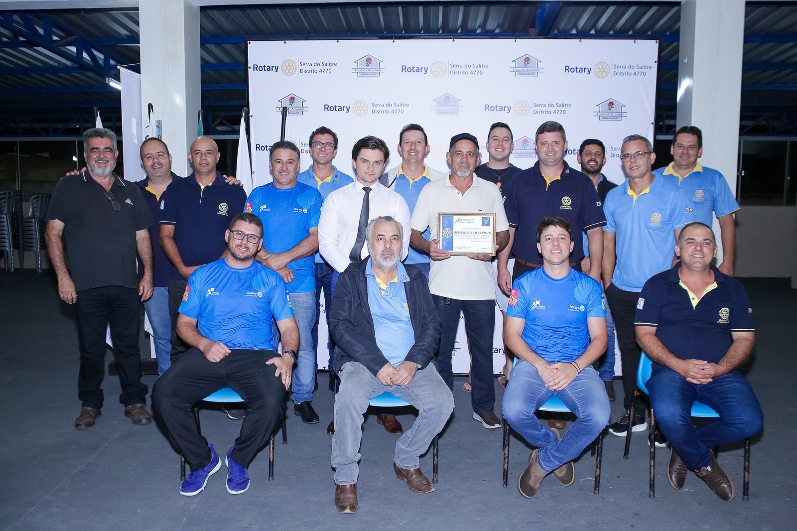 Homenagem ao Serralheiro Sr. Afrânio da Silva Pinto