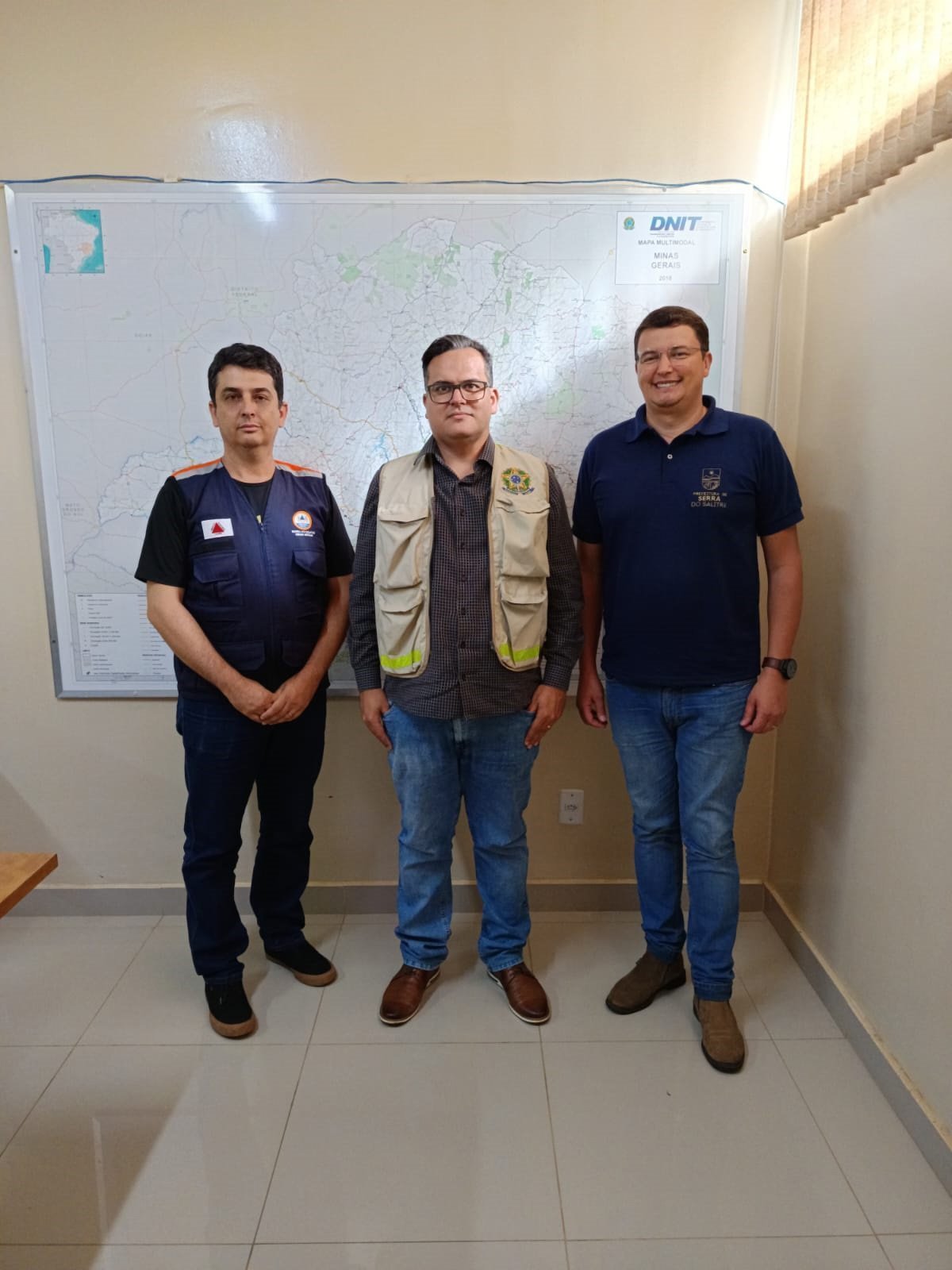 Defesa Civil e Secretária Municipal de Trânsito e Transportes de Serra do Salitre buscam melhorias na BR-146