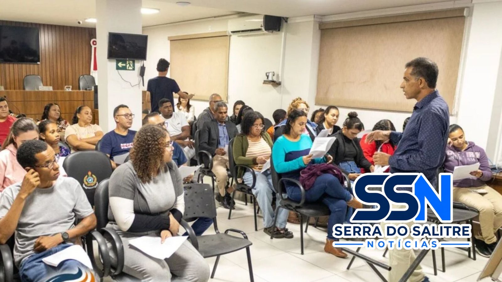 Harmonia e Cultura: Escola do Legislativo realiza primeiro ensaio de coral em Serra do Salitre