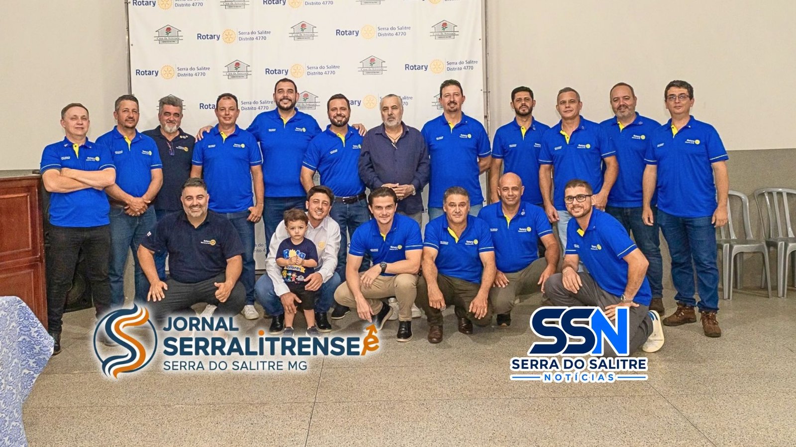 Rotary Club de Serra do Salitre empossa novo membro em cerimônia solene e reforça compromisso com projetos sociais